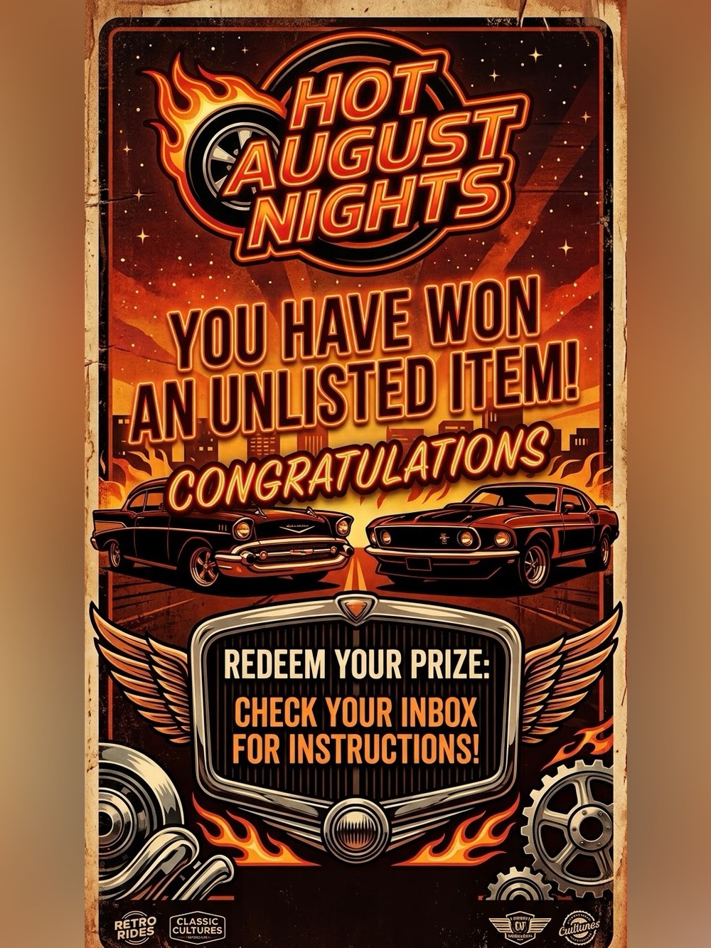 You Won an Unlisted Item